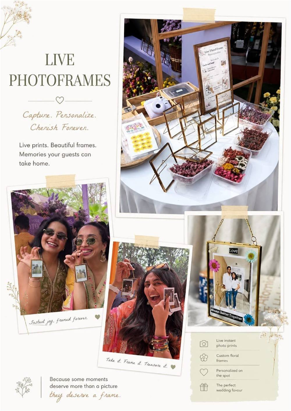 Live Photoframe Making Carnival Stall — Carnival Artist wedding stall by Rajasthan Event Management
